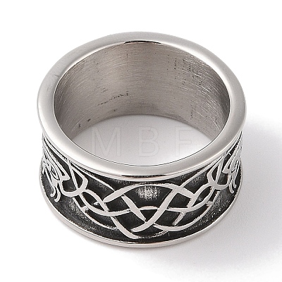 Viking Odins Raven Norse Wolf Finger Rings RJEW-U005-01AS-1