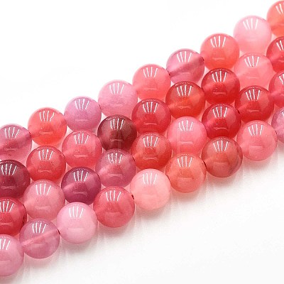 Natural Quartz Beads Strands X-G-N355-8mm-24-1