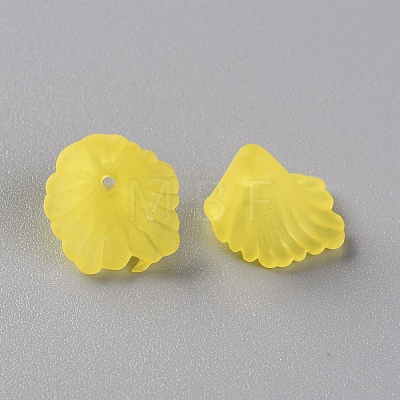 Frosted Acrylic Bead Caps MACR-S371-10A-717-1