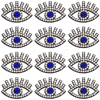 50Pcs Evil Eye Felt Sew on Patches DIY-GF0014-23-1