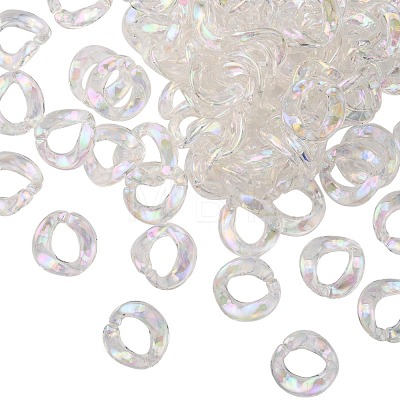 Transparent Acrylic Linkings Rings PACR-N010-035-1