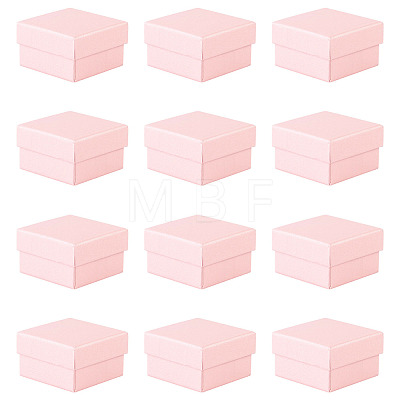 12Pcs Square Cardboard Jewelry Storage Boxes CON-TA0001-41-1