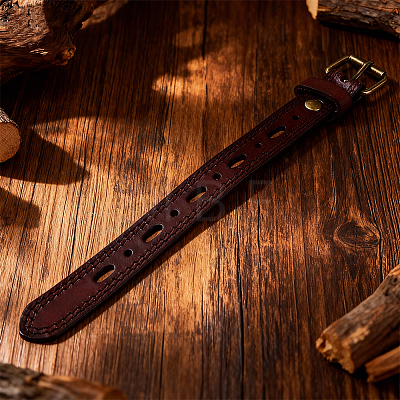 Alloy Cowhide Cord Bracelets for Women Men BJEW-WH20007-15A-1