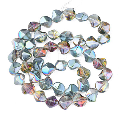 Electroplate Glass Beads Strands EGLA-N008-019-A03-1