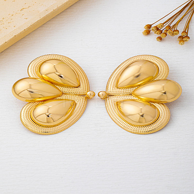 Alloy Stud Earrings for Women WGA091D-04-1