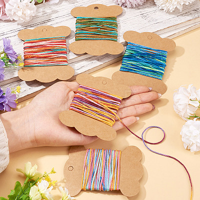 25M 5 Colors Braided Polyester Cord OCOR-TA0003-78-1