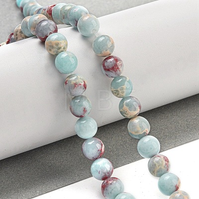 Synthetic Shoushan Stone Beads Strands G-H060-04C-1