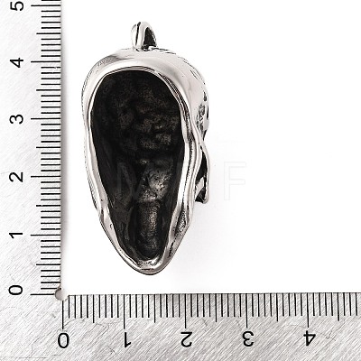 316 Surgical Stainless Steel Pendants STAS-Z073-12AS-1