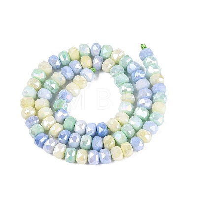 Anti-Tarnish Electroplate Glass Beads Strands GLAA-T025-6mm-11J-1