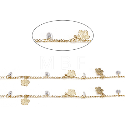 3.28 Feet Handmade Brass Curb Chains X-CHC-I027-07G-1