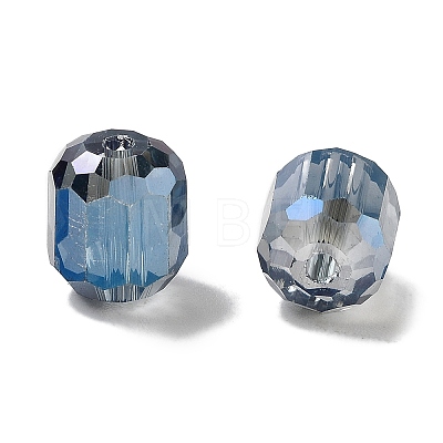 Electroplate Column Glass Beads EGLA-A043-02-FR02-1