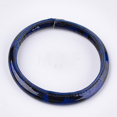 (Jewelry Parties Factory Sale)Silicone Bangles/Key Rings BJEW-T008-02A-1