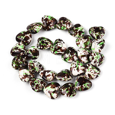 Spray Painted Synthetic Turquoise Beads Strands G-N352-28A-06-1