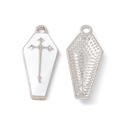 Alloy Enamel Pendants ENAM-H039-10P-1