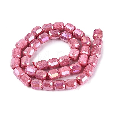Anti-Tarnish Electroplate Glass Beads Strands EGLA-N027-03A-12-1