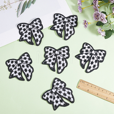 9Pcs Polyester Embroider Thread Iron on/Sew On Patches PATC-CY0001-62-1