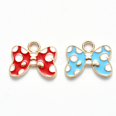 Alloy Enamel Pendants ENAM-N054-007C-1