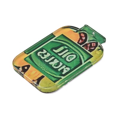 Printed Acrylic Pendants OACR-A046-02B-1