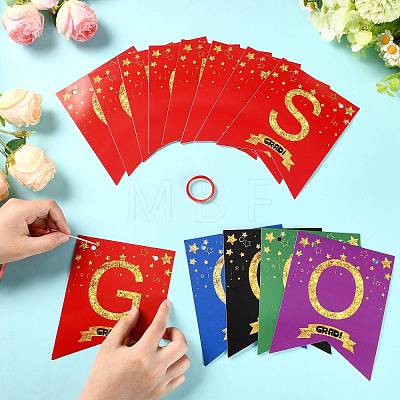 Congrats Grad Paper Hanging Banner TH-FZCC84D-01B-05-1