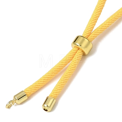 3MM Adjustable Round Nylon Braided Cord Bracelet Making FB-CBAA152-04G-26-1