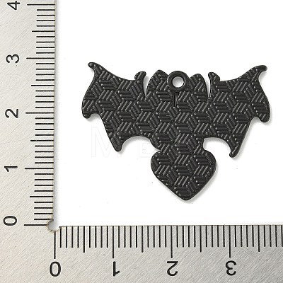 Halloween Theme Alloy Enamel Pendants ENAM-I060-07D-1