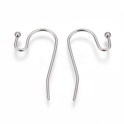 Tarnish Resistant 304 Stainless Steel Earring Hooks X-STAS-P227-33P-1