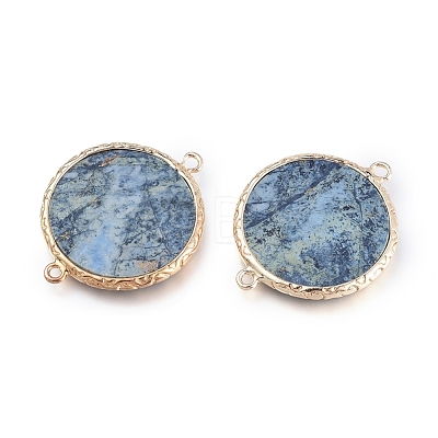 Natural Blue Spot Jasper Links connectors G-L514-025A-1