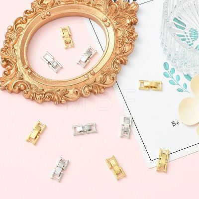 10Bags 2Colors Eco-Friendly Brass Watch Band Clasps KK-YW0004-71-1