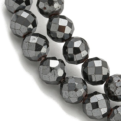 Non-magnetic Synthetic Hematite Beads Strands G-I365-16B-1