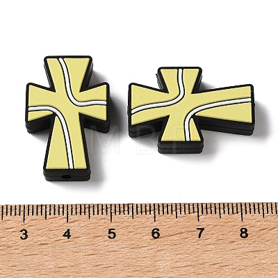 Sports Theme Silicone Beads SL-D001-02E-1