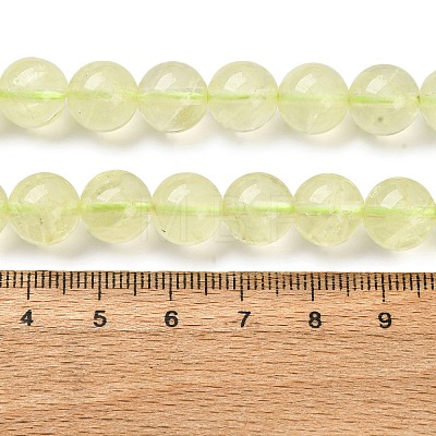 Natural Lemon Quartz(Heated) Beads Strands G-G286-A04-10mm-1