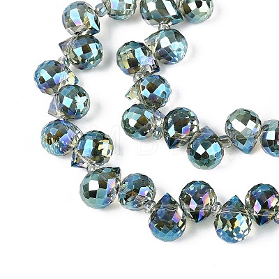 Transparent Glass Beads Strands X-GLAA-T006-14A-1