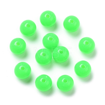 Fluorescent Acrylic Beads MACR-R517-8mm-07-1