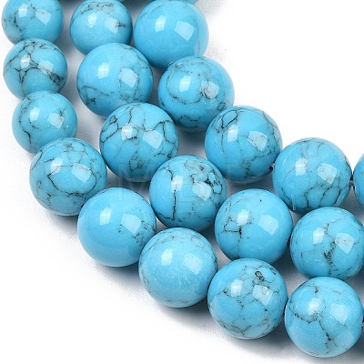 Synthetic Turquoise Graduated Beads Strands GG-CBA2AE1-A04-B-1