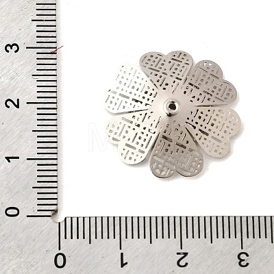 Brass Bead Caps KK-C167-03C-P-1