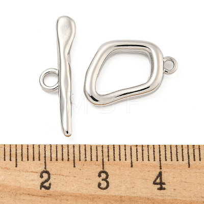 Brass Toggle Clasps KK-A223-29P-1