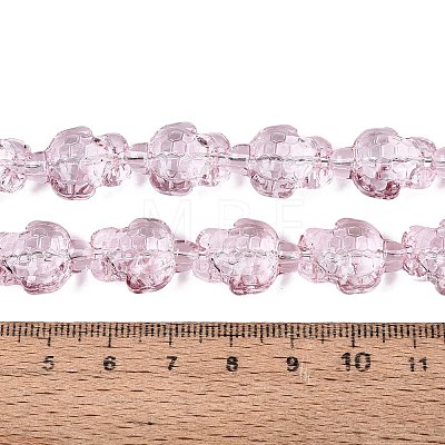 Transparent Glass Beads Strands DGLA-N021-02A-03-1