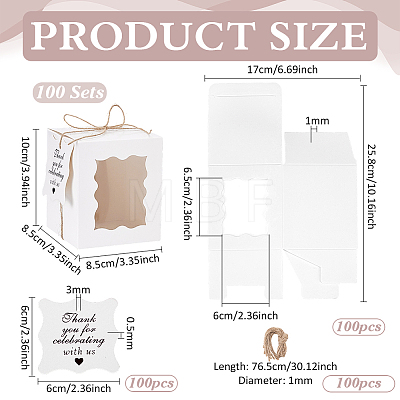 Cardboard Gift Packing Boxes LS-CON-WH0089-262C-1