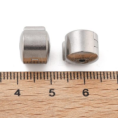 304 Stainless Steel European Style Clasps STAS-M112-04P-06-1