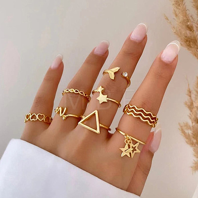 Alloy Finger/Cuff Rings WG1D78A-01-1