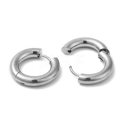 Rack Plating Brass Huggie Hoop Earrings for Women EJEW-D059-13A-P-1