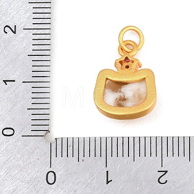 Alloy Pendants ALRI-D304-03G-1