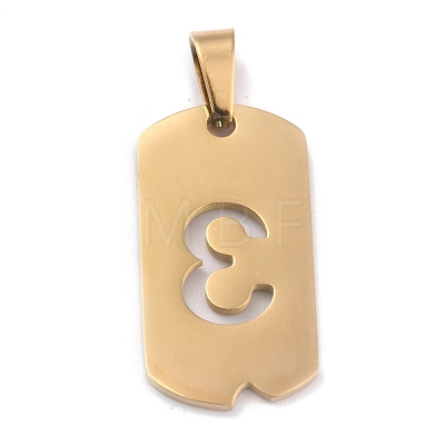 Ion Plating(IP) 304 Stainless Steel Pendants STAS-O127-D03-1