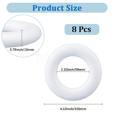 Craft Foam Round Rings FIND-CY0002-15-1
