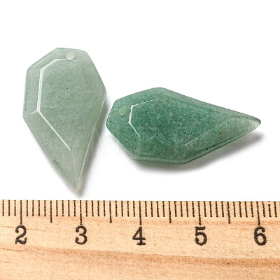 Natural Green Aventurine Pendants G-G052-A03-1