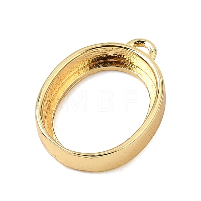 Brass Pendant Cabochon Settings KK-CBA968C-03G-04-1