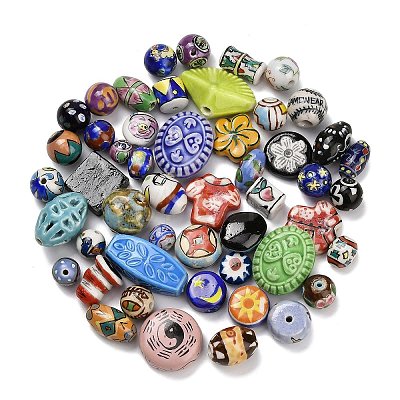 Handmade Porcelain Beads PORC-Z008-02-1