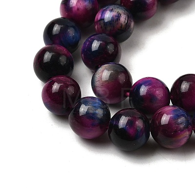 Natural Tiger Eye Beads Strands G-F561-6mm-B09-1