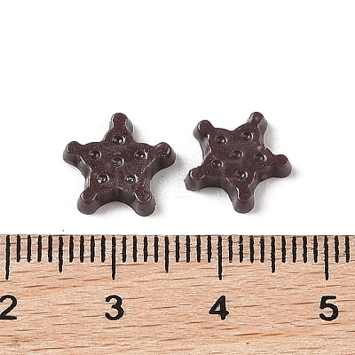 Luminous Resin Imitation Chocolate Decoden Cabochons RESI-K036-28C-02-1