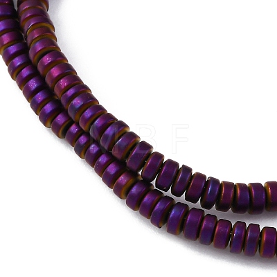 Electroplated Non-magnetic Hematite Beads Strands G-P571-A01-01G-1